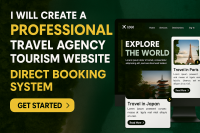 I Will Build a Travel Agency Tourism Website with Direct Booking Tour & Travel Booking System