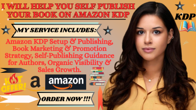 I Will Help You Self Publish, Rank, and Market Your Book on Amazon KDP