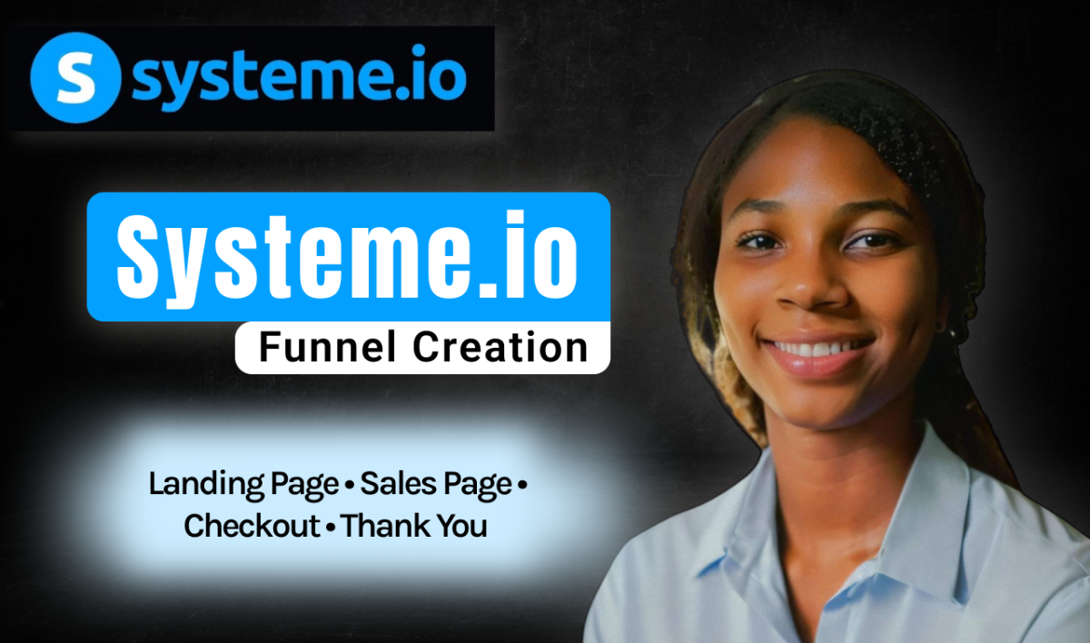 I Will Build a High Converting Sales Funnel and Eye-Catching Website on Systeme.io