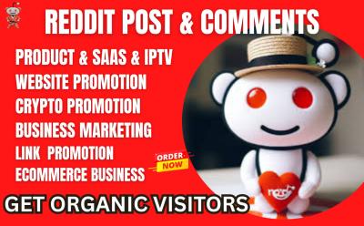 I Will Reddit Post Upvote Management for Crypto, IPTV, Blog, and SaaS Website Promotion