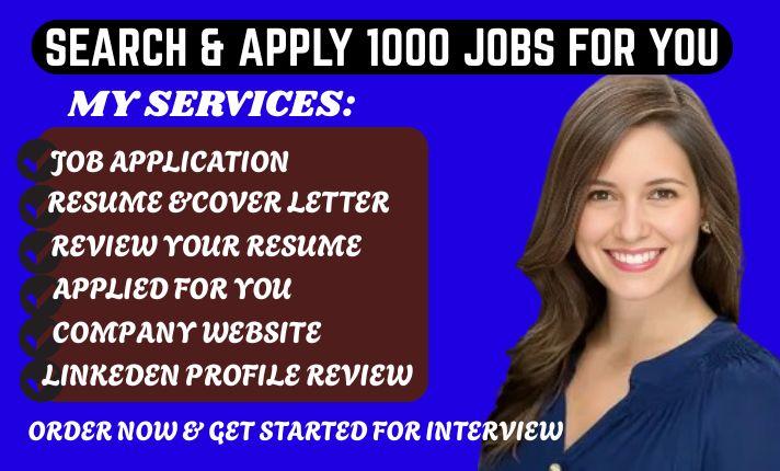 I will professionally search and apply for jobs for you to increase your hiring