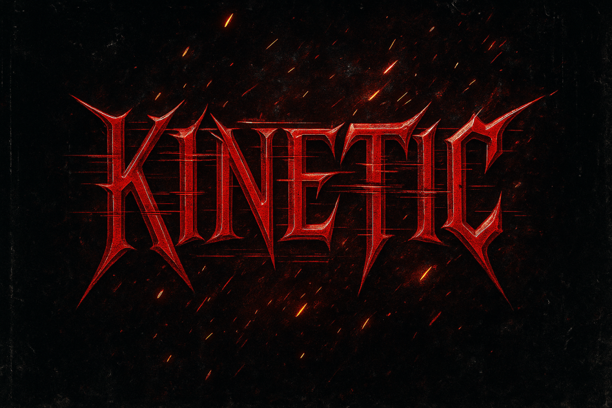 I will create metal lyrics video with fire, glitch, and cinematic metal effects