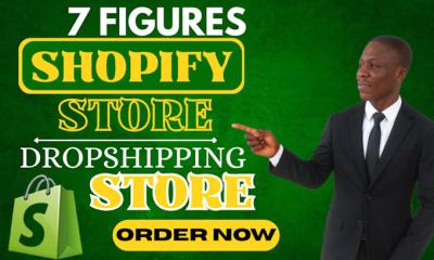 I will create a branded 7 figure Shopify dropshipping store high converting website