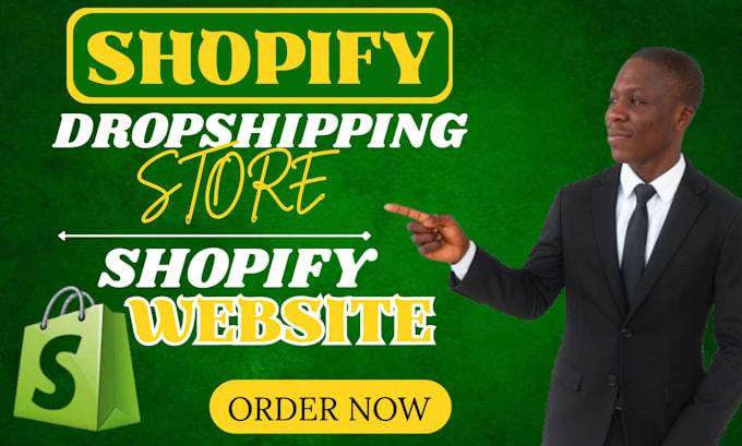 I will design a 7-Figure Shopify Dropshipping Store Website