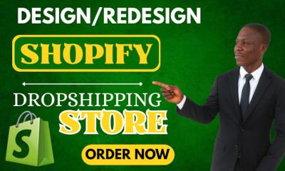 I Will Design or Redesign Your Shopify Store for Better Sales, Branding, and Conversion