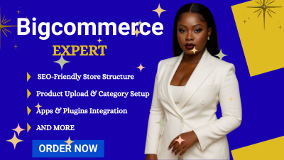 I will design Big Cartel Amazon Backlinks BigCommerce Store Listing Expert eBay SEO