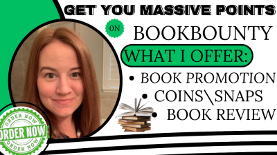 I will get you massive points on Book Bounty