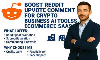 I will mention Reddit post upvote comment for AI tools app SaaS ecommerce blog website
