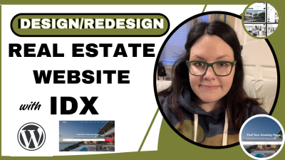 I will design or redesign a top tier real estate website with IDX