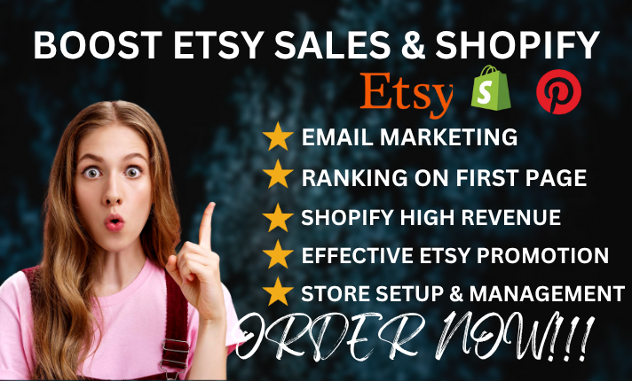 I will promote Etsy store for Etsy traffic, Etsy promotion, Etsy SEO to boost sales