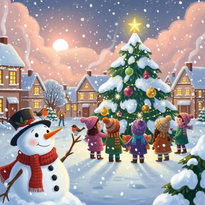 Create Christmas Children Book Illustrations