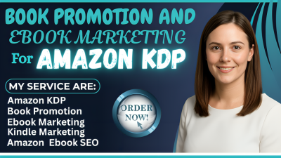 Do Professional Book Promotion and Ebook Marketing for Amazon KDP Authors