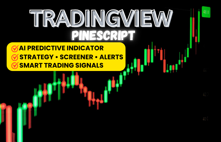 I will build an AI Enhanced TradingView Pine Script Indicator with Predictive Alerts