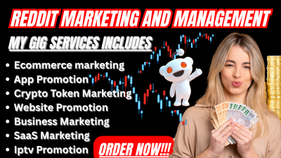 I will do Reddit post upvote for business website, AI app, eCommerce product link, crypto