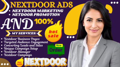 I will create highly converting Nextdoor ads, Nextdoor manager, and Nextdoor campaign