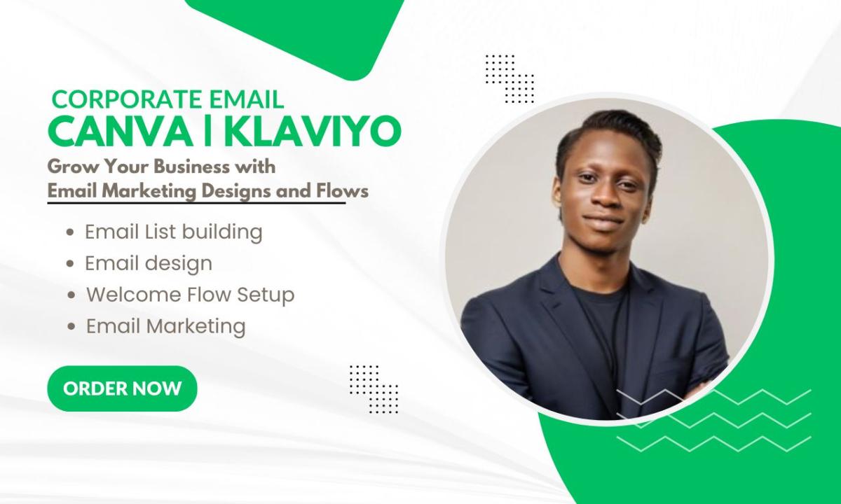 I Will Design Canva Klaviyo Email Flows & Newsletter Templates in 24 Hours