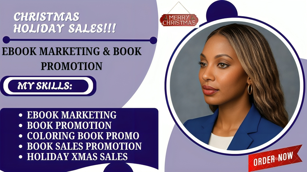 I will do effective Christmas book marketing, holiday promotion for low content writers