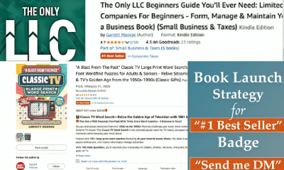 I Will Do a Professional Book Launch Strategy for Best Seller Rank on Amazon