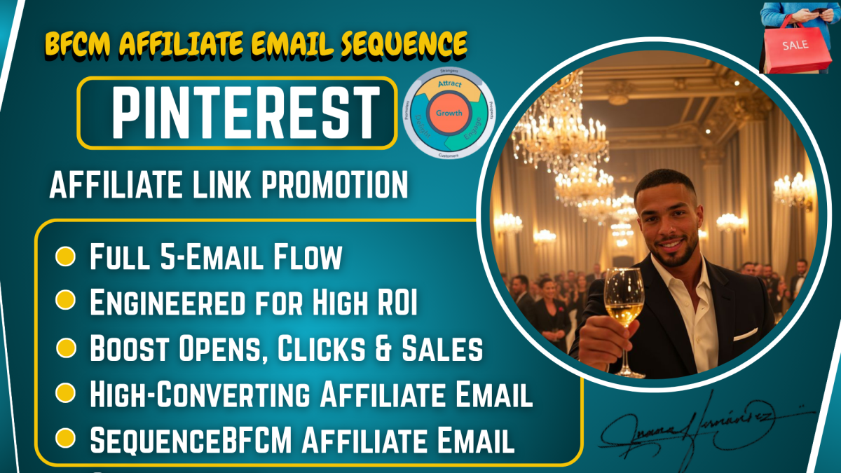 I will write a 5 Email Black Friday, Cyber Monday Affiliate Sequence That Converts