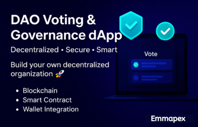 I Will Build DAO Voting and Governance DApp Token with Secure Smart Contracts