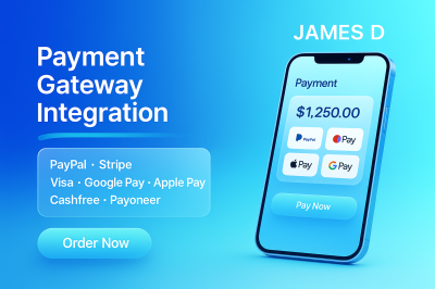 I will integrate, fix payment gateway errors PayPal, Stripe, Apple Pay, Payoneer, 2Checkout