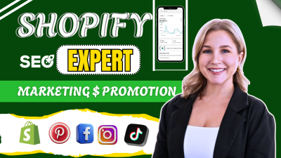 I will do ecommerce Shopify marketing, Shopify SEO promotion to boost Shopify sales