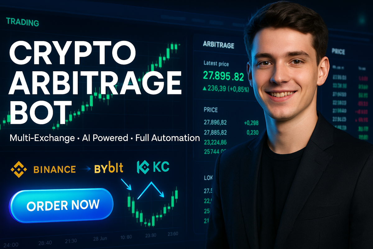 I will develop a profitable crypto trading bot crypto AI powered arbitrage trading bot