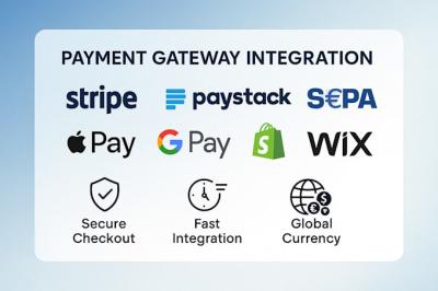I will Payment Gateway SEPA Paystack Stripe Apple Pay Google Pay Wix Shopify Payment