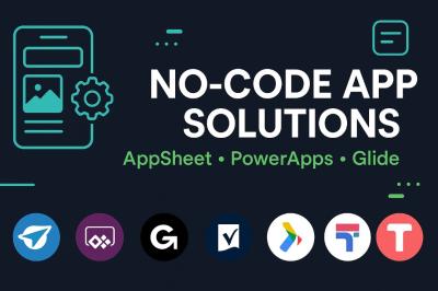 Appsheets, Glide App, Smartsheet, Draftbit, App Script, Power Apps, Thunkable Development Services