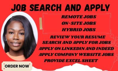 I Will Reverse Recruit, Search and Apply for Jobs, Tailor Job Applications on Your Behalf