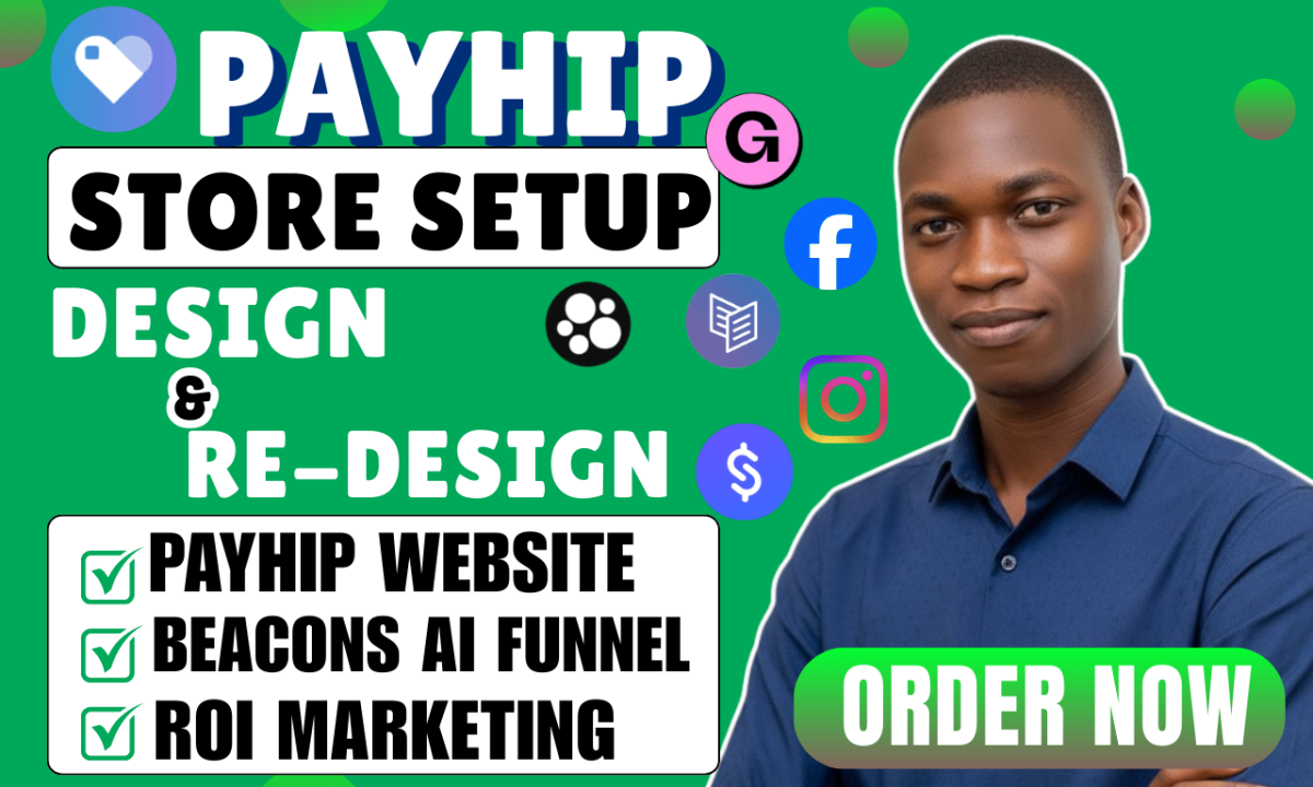 I will build and market your 7 figure Payhip, Gumroad, Stan Store, or Beacons AI funnel