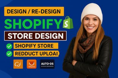 I will create a ready to sell Shopify dropshipping store with trending products