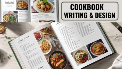 I will design quality cookbook recipe, write recipe book, meal plan keto ebook