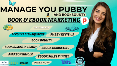 I Will Manage Your Pubby and Book Bounty Accounts for Fast Reviews