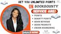 I will boost your book with book bounty point campaigns