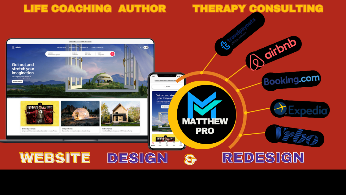 I will do GoDaddy Wix Vacation Booking Airbnb Renta WordPress Website