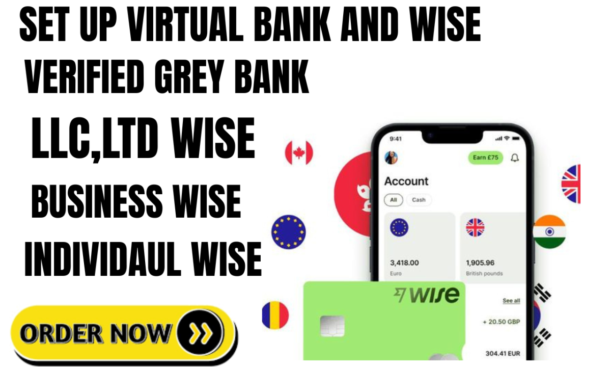 I will register LTD and LLC Wise Business, and Personal Wise Account