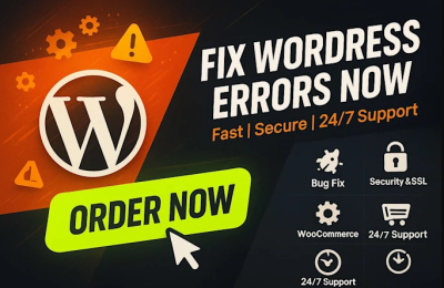 I will urgently fix WordPress bugs, errors, 404 issues, and provide urgent WordPress help