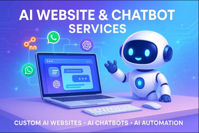 I will build custom AI website, advanced AI chatbots, AI agent, AI automation, AI web app