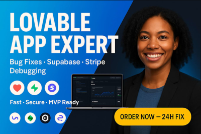 I will lovable bug fix lovable debugging lovable dev ai lovable ai lovable supabase mvp
