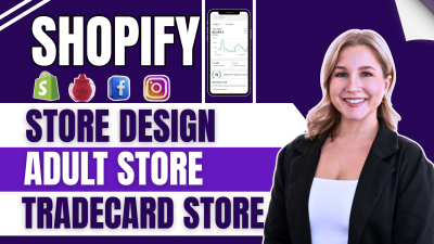 I will design or redesign adult Shopify store, cloning pet store or trading card store