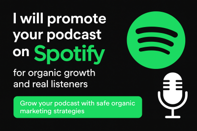 I will do Spotify Podcast Promotion to Get USA, UK Audience Spotify Music Promotion