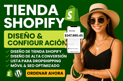Créer un site Shopify boutique en ligne design dropshipping SEO Noël vente rapide