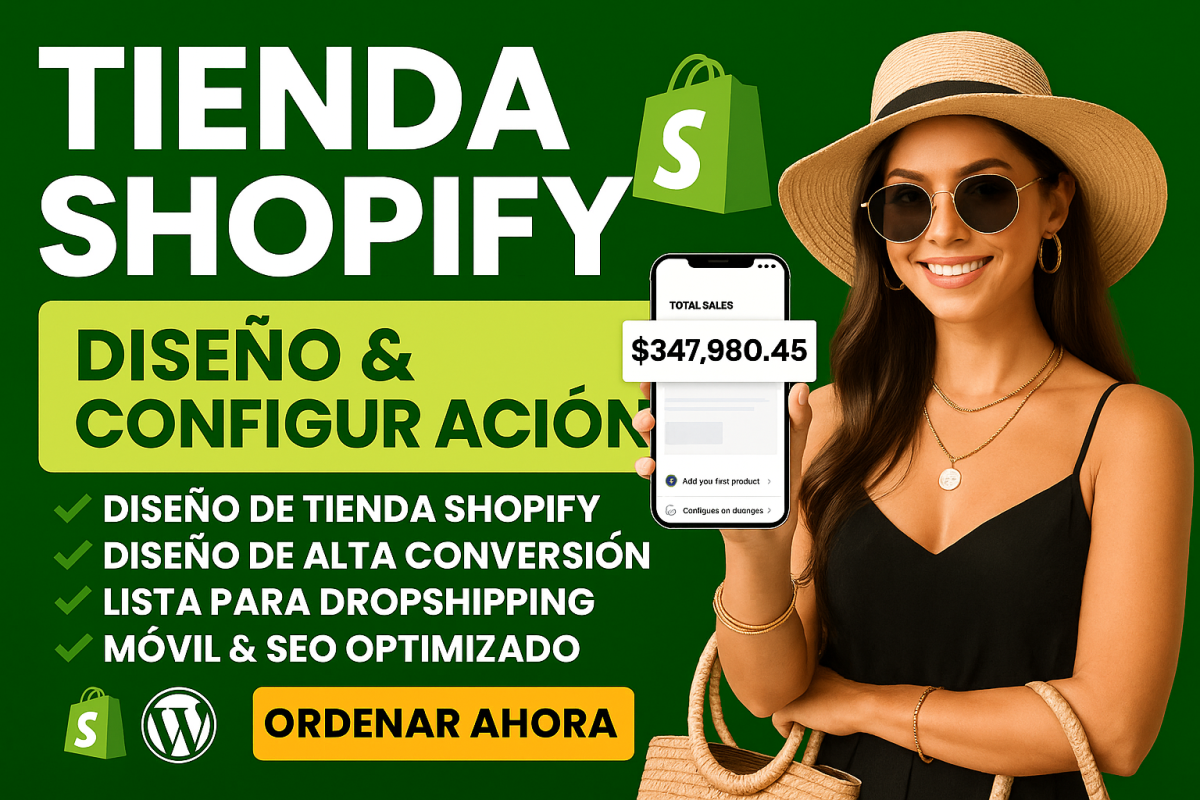 I will construcción diseño rediseño tienda Shopify tienda ecommerce tienda rediseño