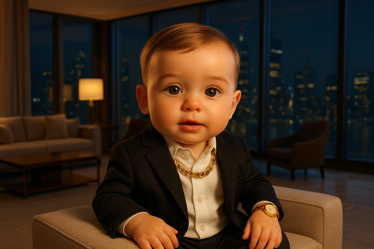 I will create viral AI baby podcast videos – AI talking baby that looks like a baby version