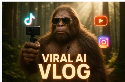 I will create viral AI Bigfoot vlog videos with Google VEO or VEO3 AI Bigfoot videos