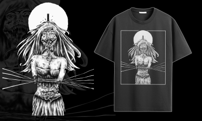 I Will Draw a Detailed Dark Art Illustration in 24 Hours