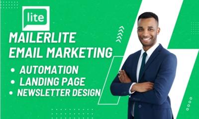 Setup MailerLite Automation, Email Templates, Landing Pages & More