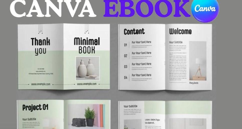 Editable Canva Ebook Design, Canva Workbook, Worksheet, Planner, Journal – Canva Ebook