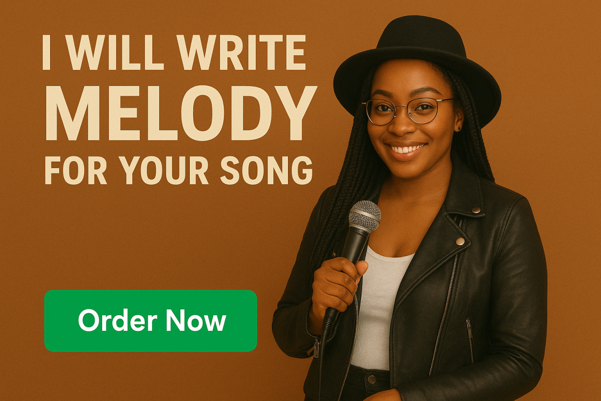 I will create a commercial ready melody and write your hit song lyrics